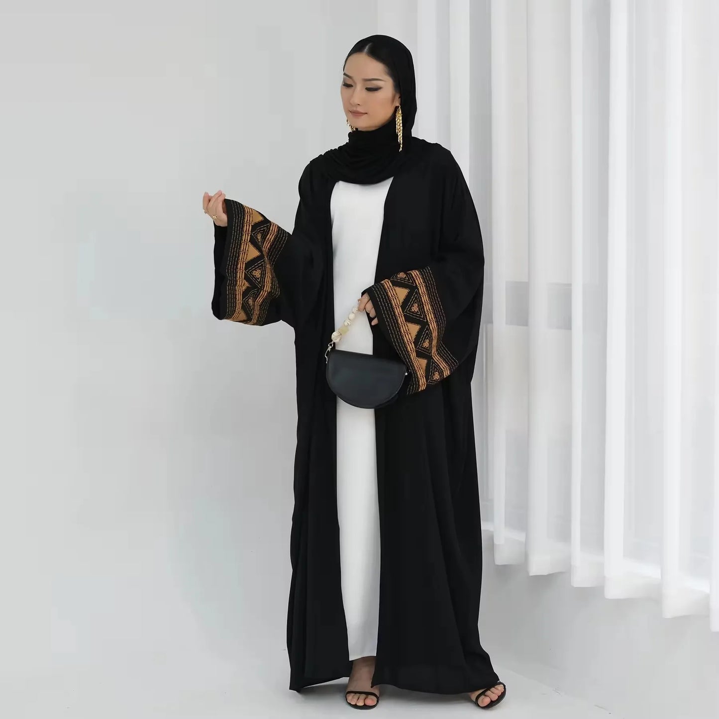 Embroidery Casual Abaya