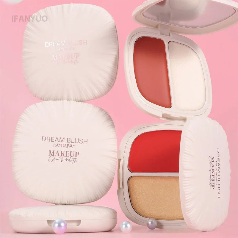 Pearl Highlight Blush Dual Color Contour