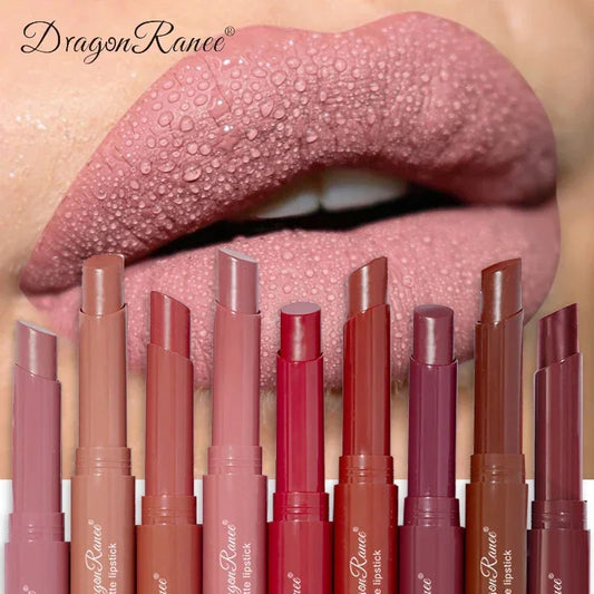 12 Colors Matte Lipstick Nude Pink