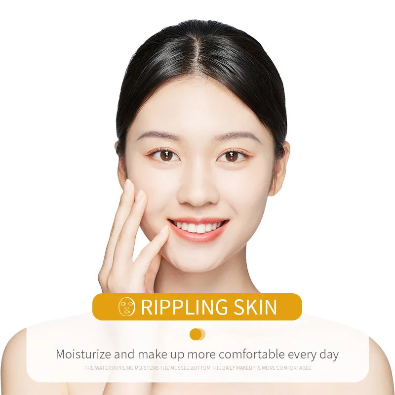 10pcs Raw Rice Pulp Facial Mask