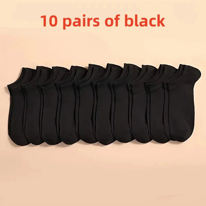 5/10/20 pairs of breathable sports socks