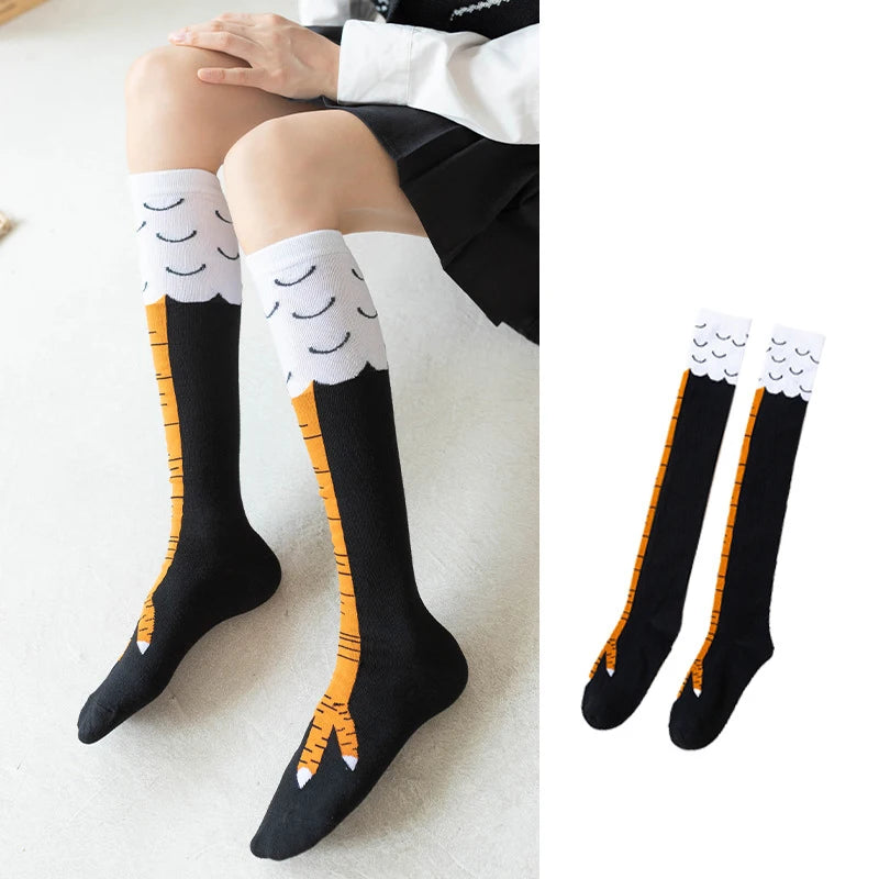 Chicken Paws Feet Long Socks