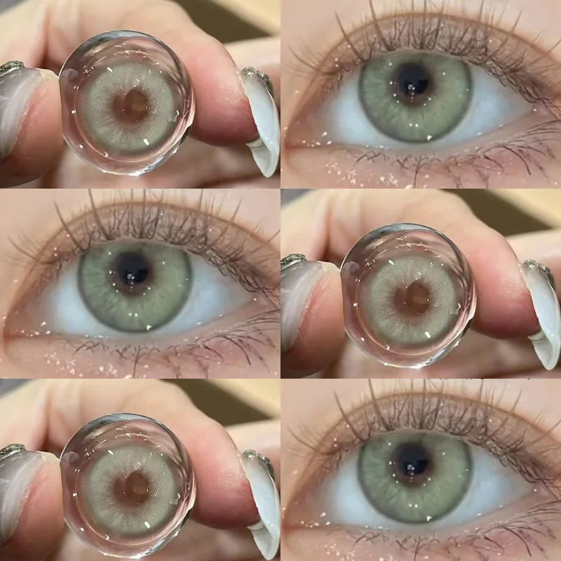 Gray Yearly Use Contact Lenses