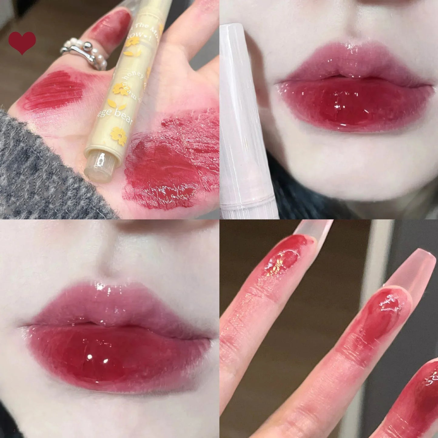 Lipstick Clear Oil Jelly Lip Gloss Korean Tint