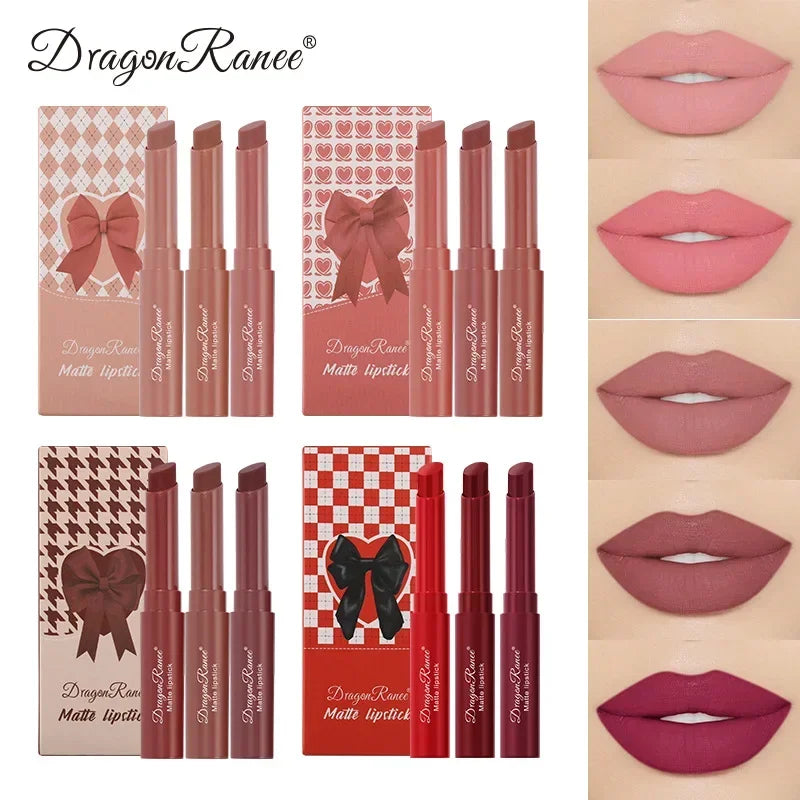 12 Colors Matte Lipstick Nude Pink