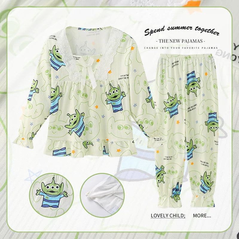 Unique Elegant Long wear Pajama Set for Girls