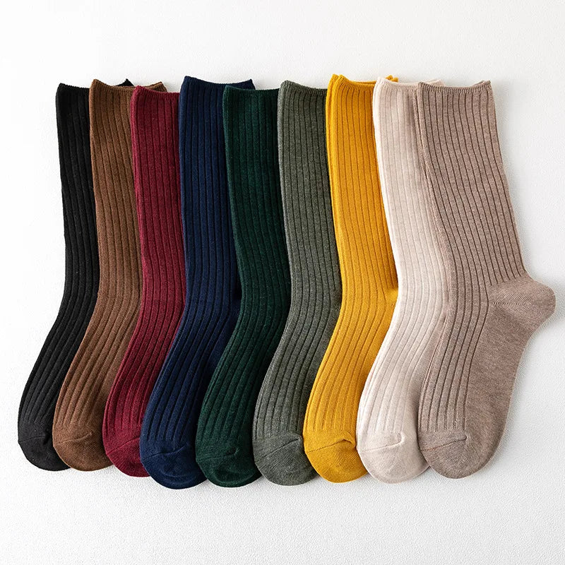 1 Pair of Plain Color Women's socks