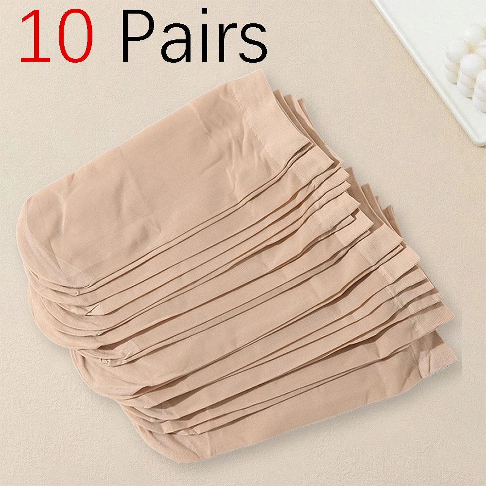 10/20 Pairs Women Solid Color Socks