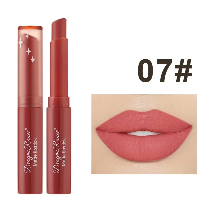 12 Colors Matte Lipstick Nude Pink