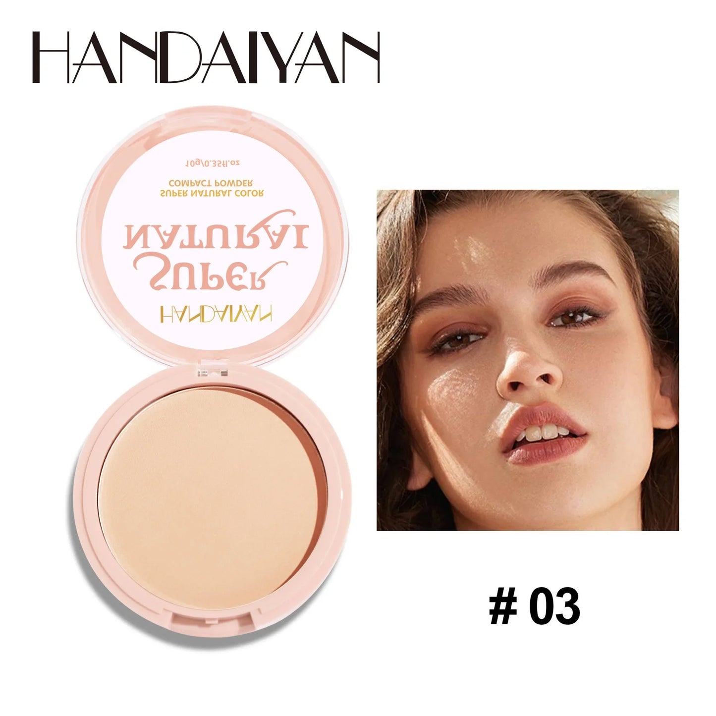 Waterproof Oil Control 24 Hour Natural Setting Powder Foundation