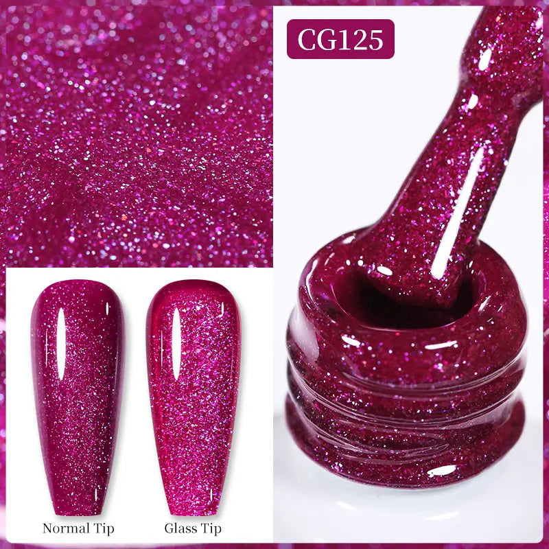 Magnetic Gel Nail Polish Wine Red Series