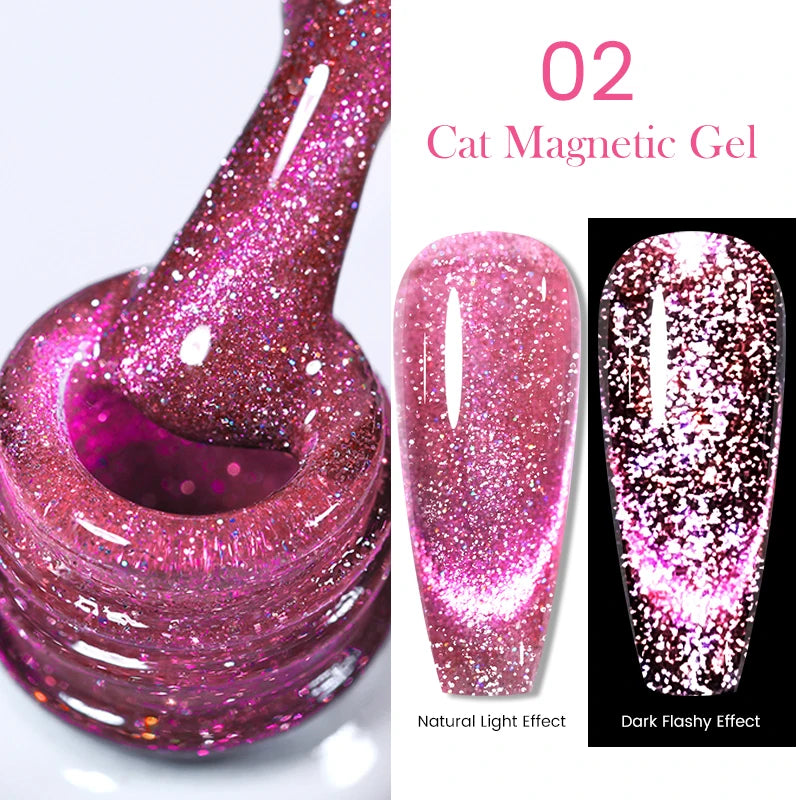 Double Light Gel Nail Polish Rainbow Glass