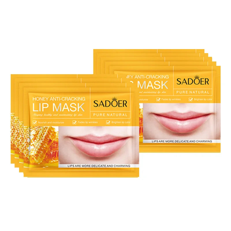 10pcs  Fruits Moisturizing Lip Mask