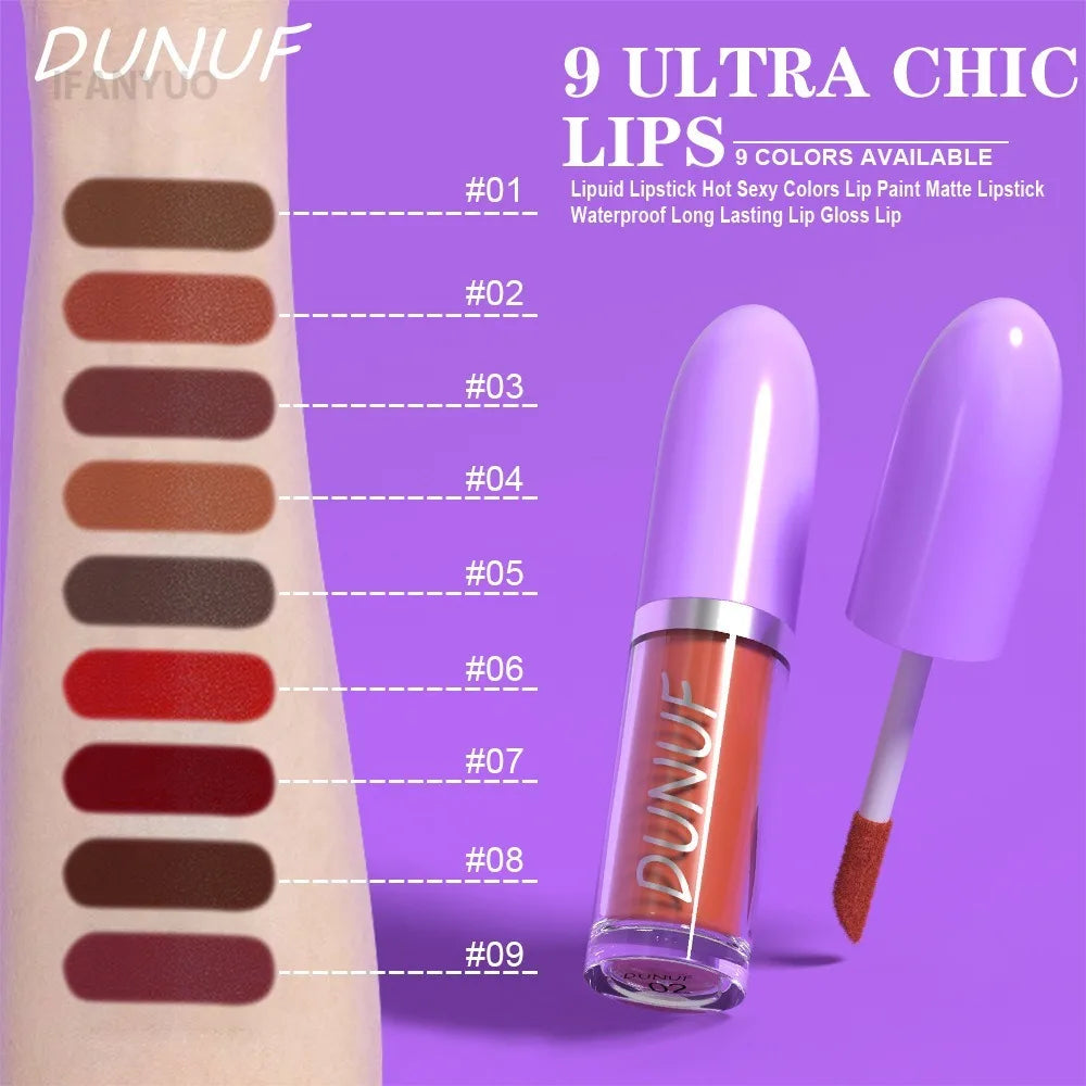 Waterproof Matte Liquid Lip Glaze Moisturizing