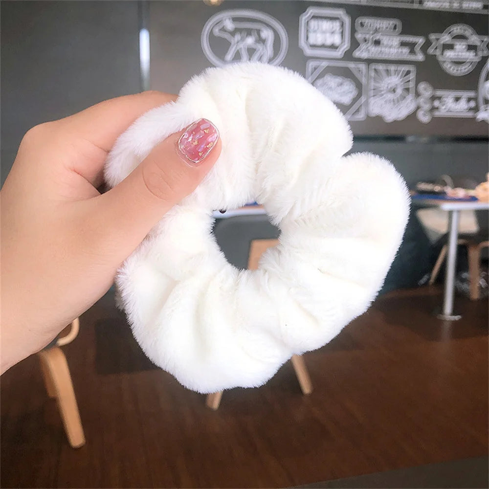 Fluffy Large Intestine Hair Rope Big Size