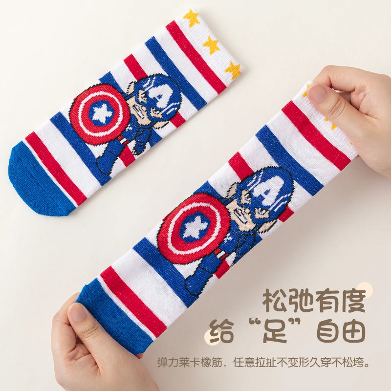 5 Pairs Children Socks Cartoon