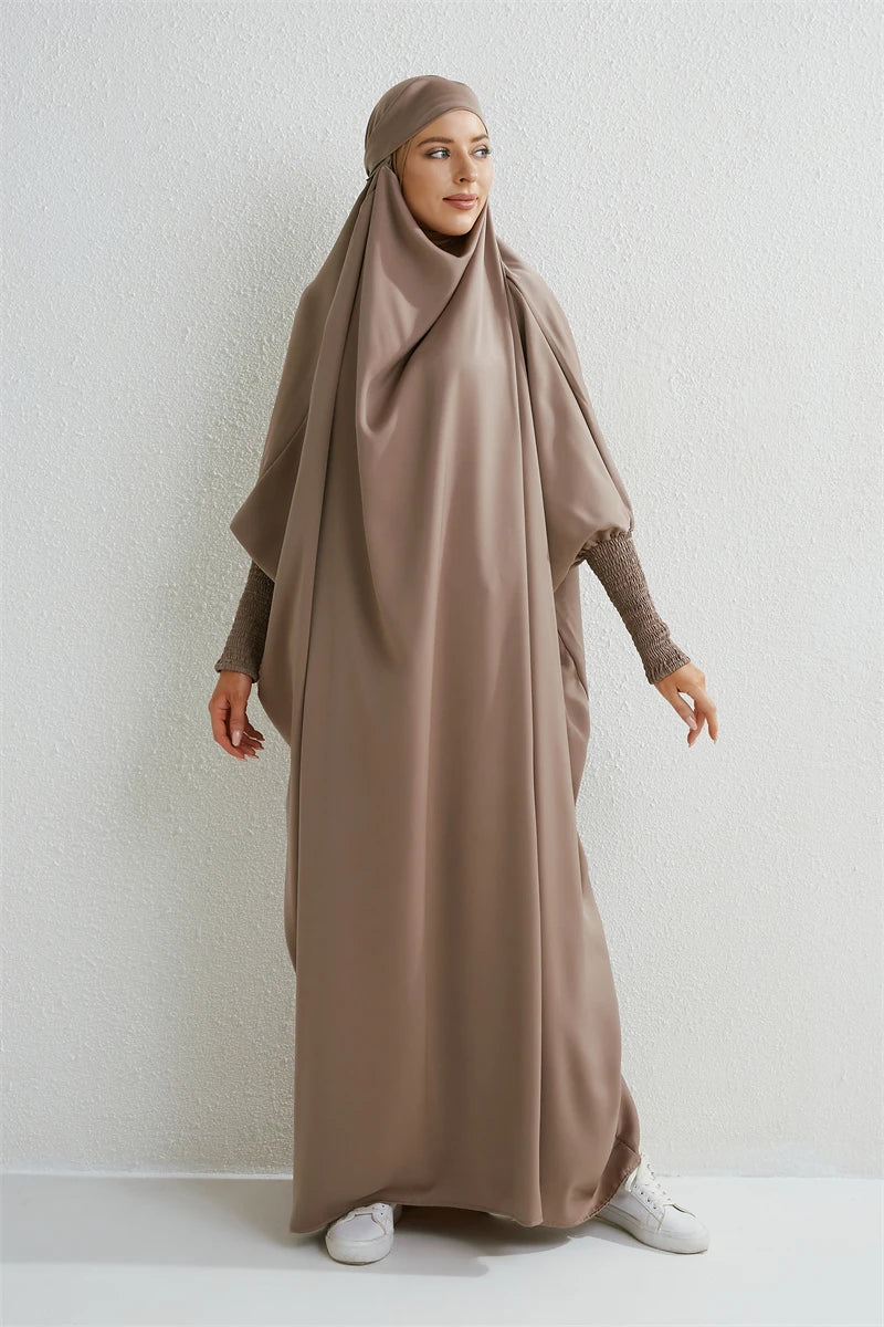 Hooded Abaya One-piece