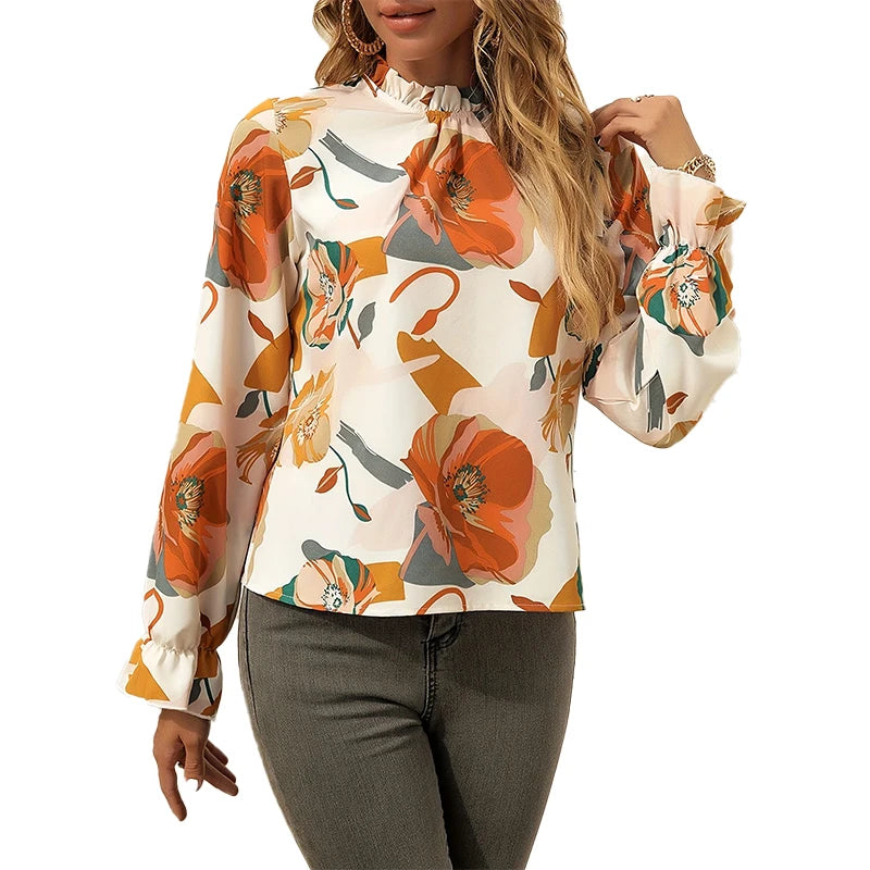 Autumn women's long-sleeved shirt