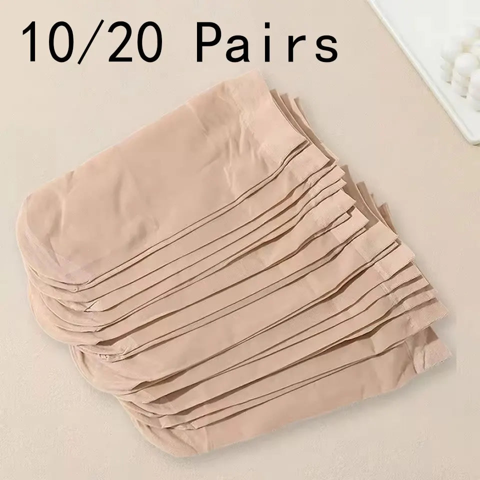 10/20 Pairs Women Solid Color Socks