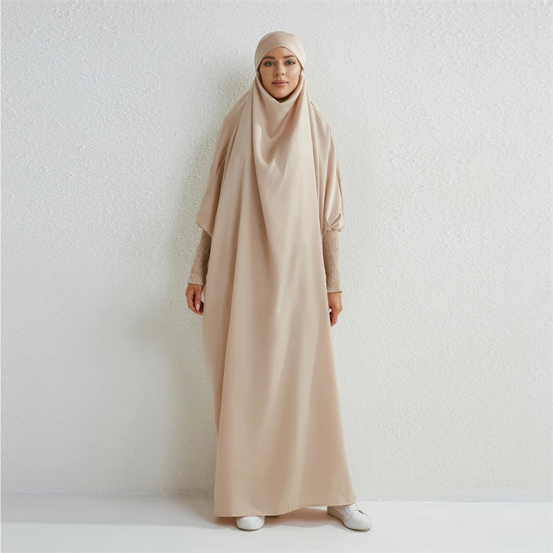 Hooded Abaya One-piece