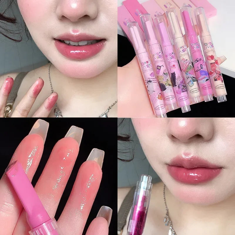 Lipstick Clear Oil Jelly Lip Gloss Korean Tint