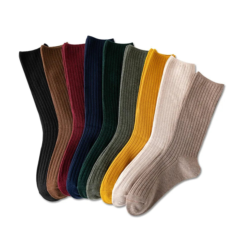 1 Pair of Plain Color Women's socks