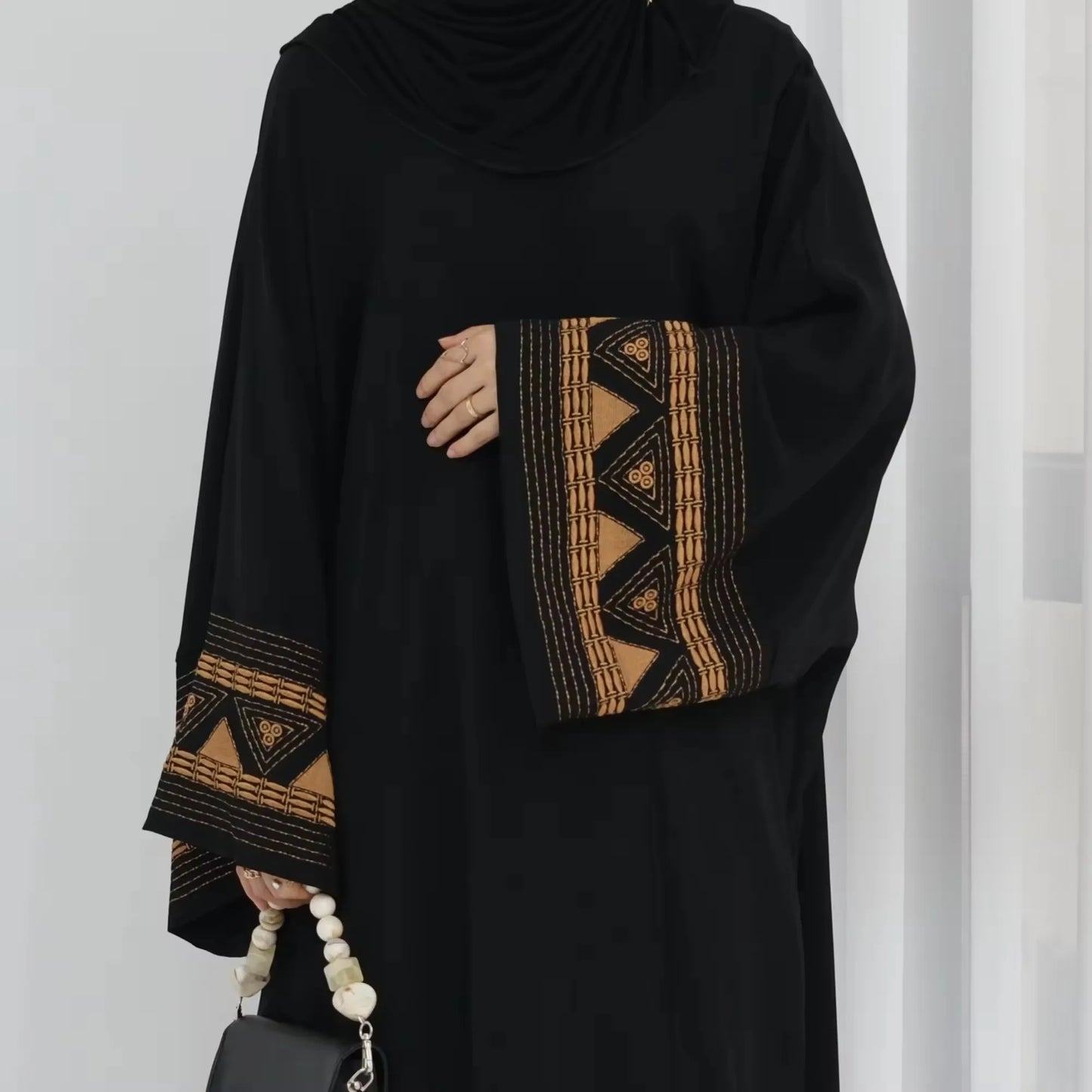 Embroidery Casual Abaya