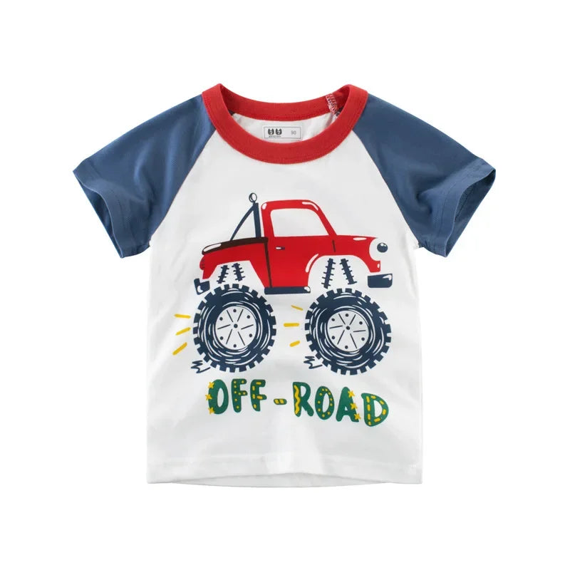 Boys 3D Cartoon T-shirt