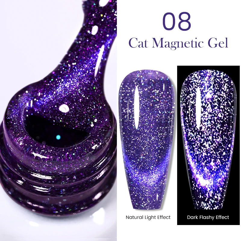 Double Light Gel Nail Polish Rainbow Glass