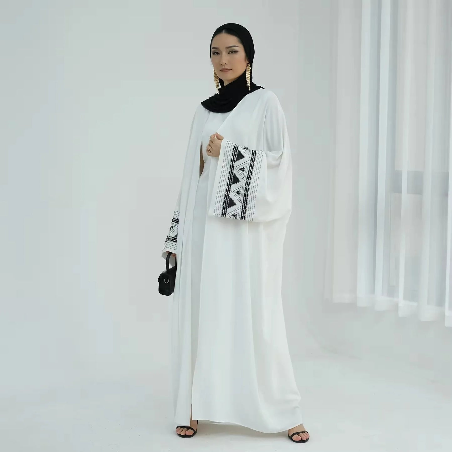 Embroidery Casual Abaya