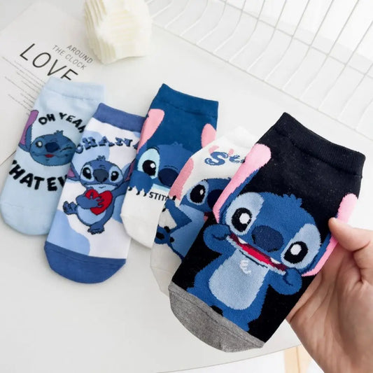 Anime Disney Stitch Cartoon Kids Sock