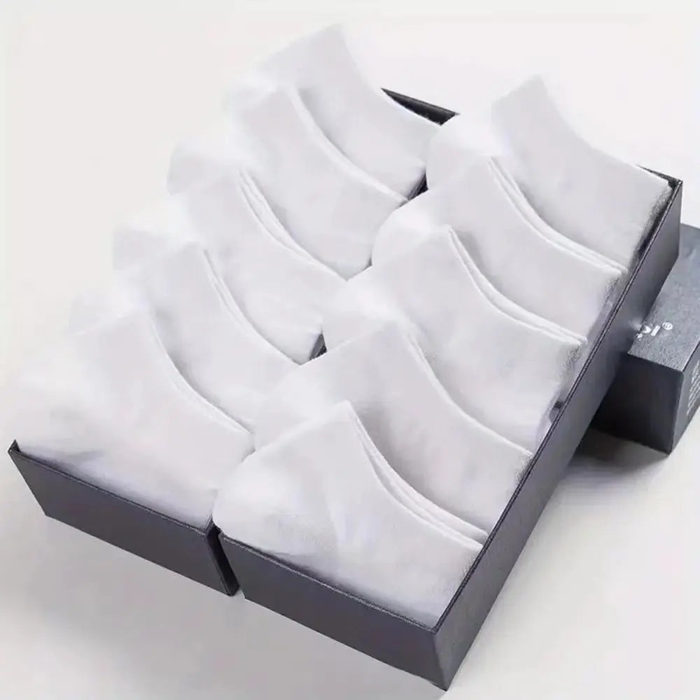 10/12/20 Pairs Men Solid Color  Socks