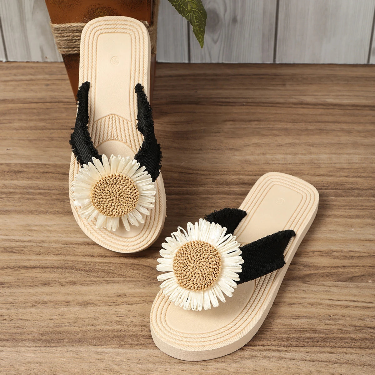 Women's Fashion  Sunflower Anti-Slip