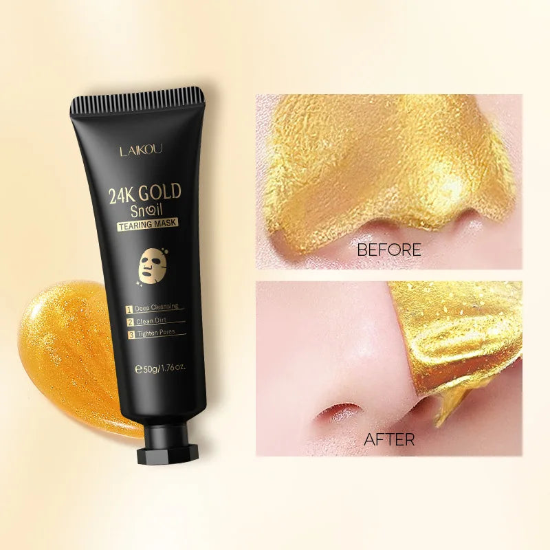 24K Gold Sakura Peeling Face Mask