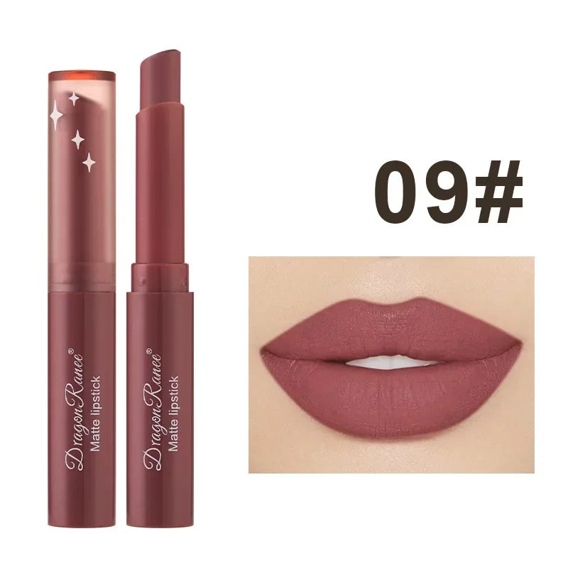 12 Colors Matte Lipstick Nude Pink