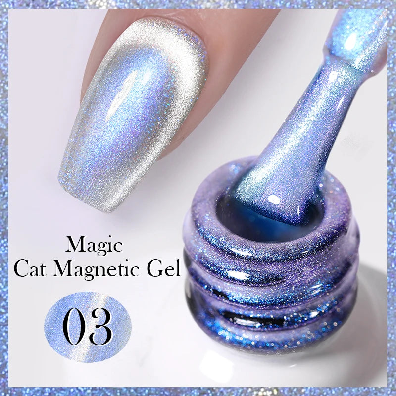 Double Light Gel Nail Polish Rainbow Glass