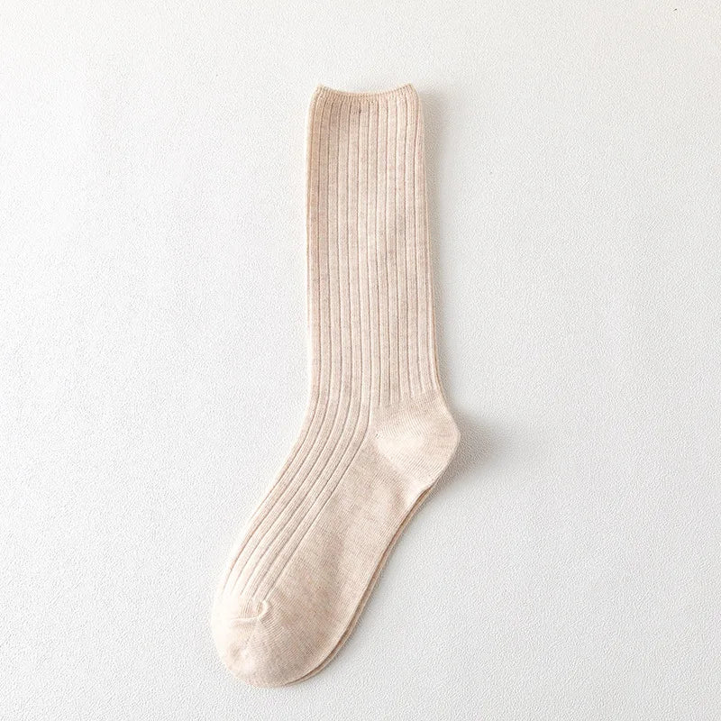 1 Pair of Plain Color Women's socks