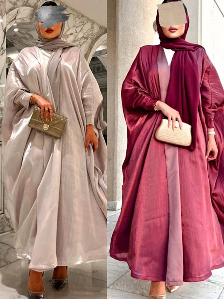 Moroccon Silky Satin Abayas