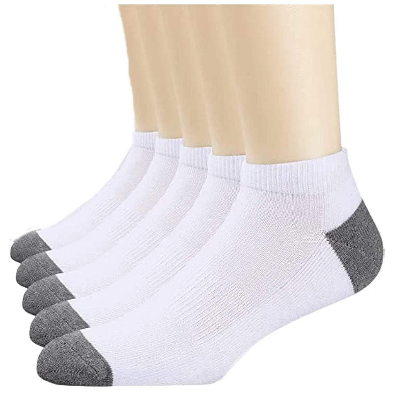 5Pairs Breathable Cotton Sports  Socks