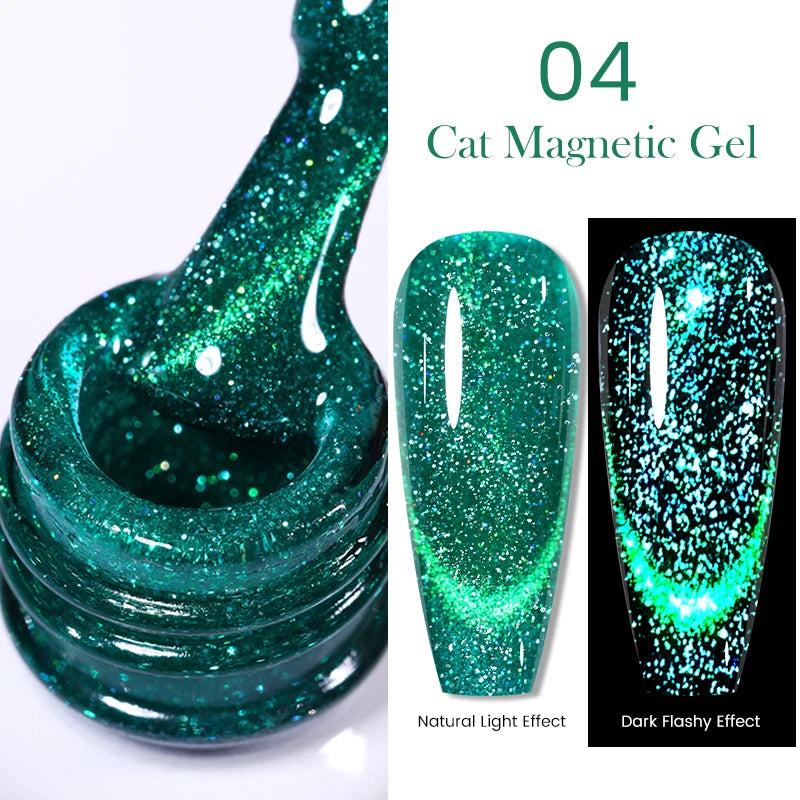 Double Light Gel Nail Polish Rainbow Glass