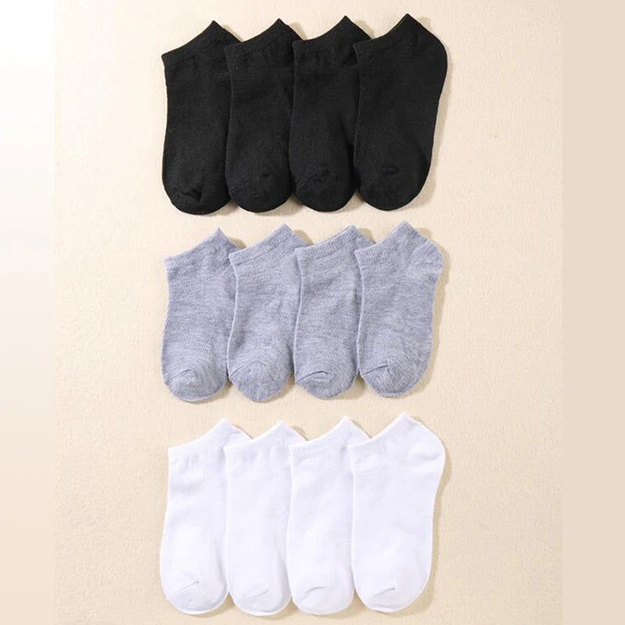 10/12/20 Pairs Men Solid Color  Socks