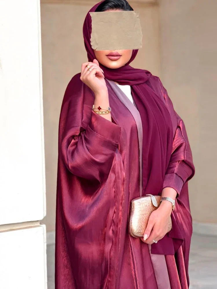 Moroccon Silky Satin Abayas