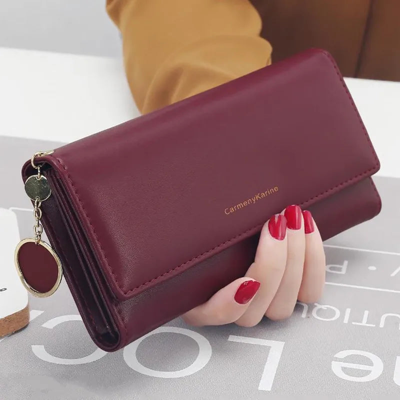 Fashion Leather Long Wallet